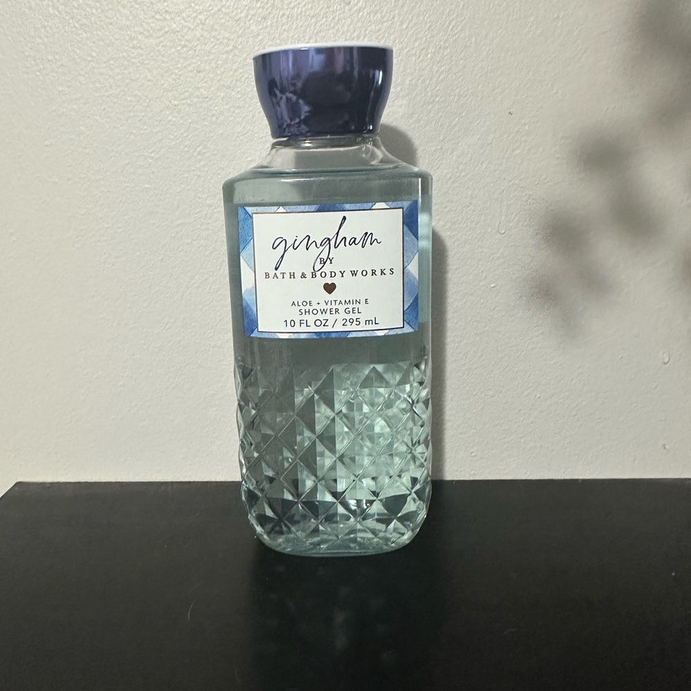 Bath & Body Works Blue Textured Bottle